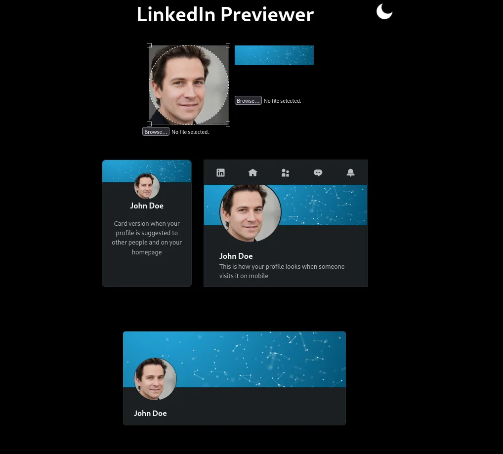 LinkedIn Previewer